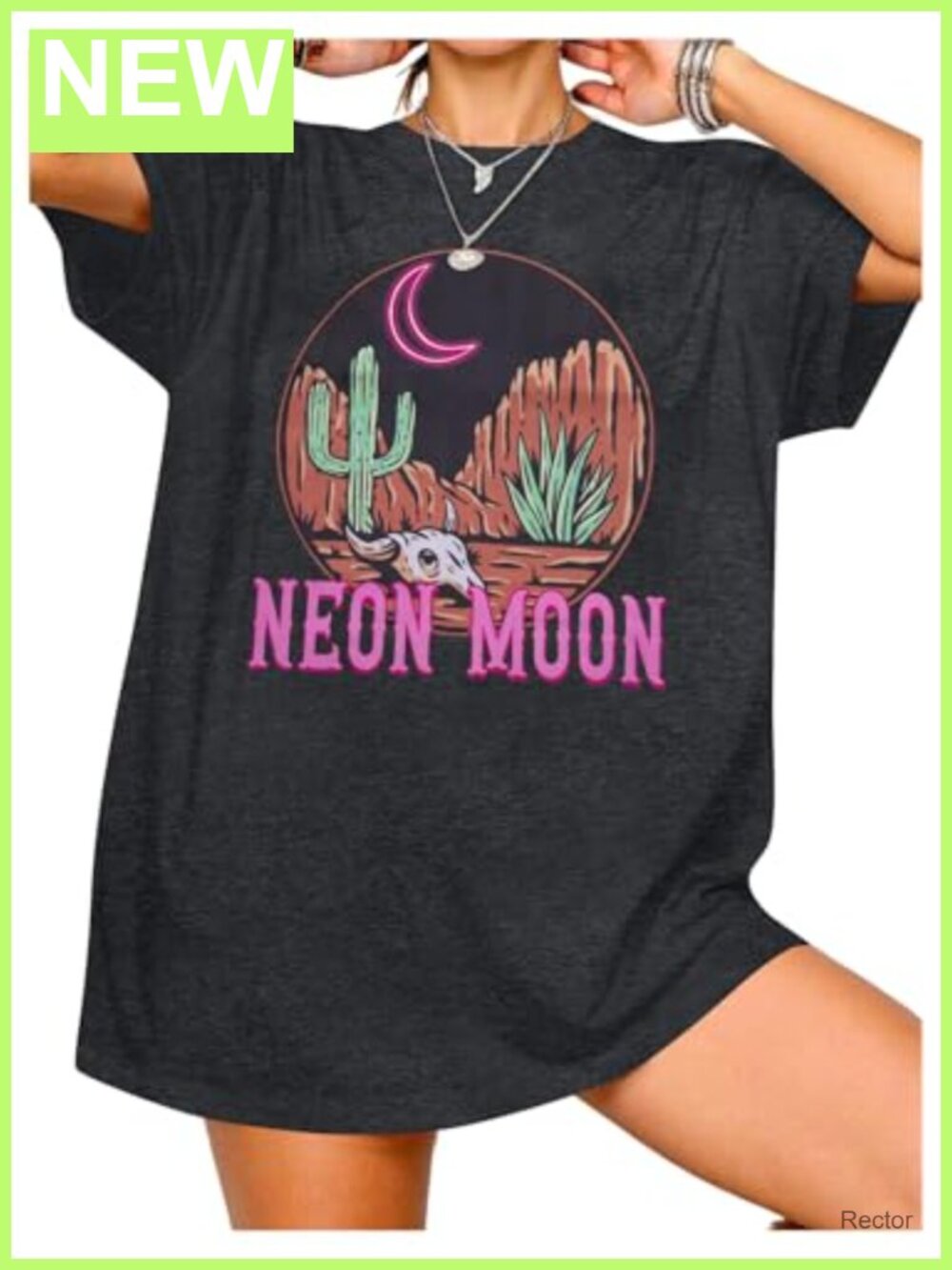 Oversized Country Music Graphic Tee Women Crew Neck Short Sleeve Concert Top